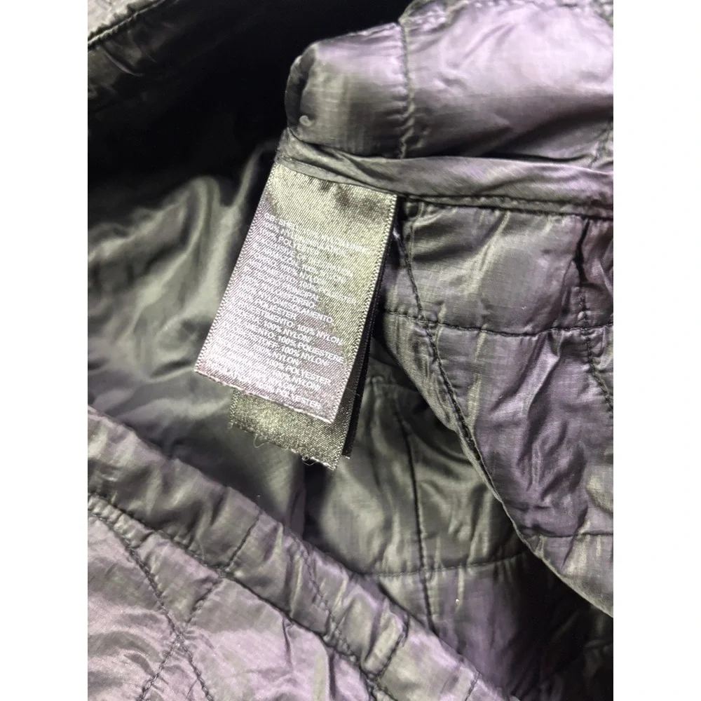 The North Face Thermoball Vest Mens M Black Quilted Insulated‎ Full Zip